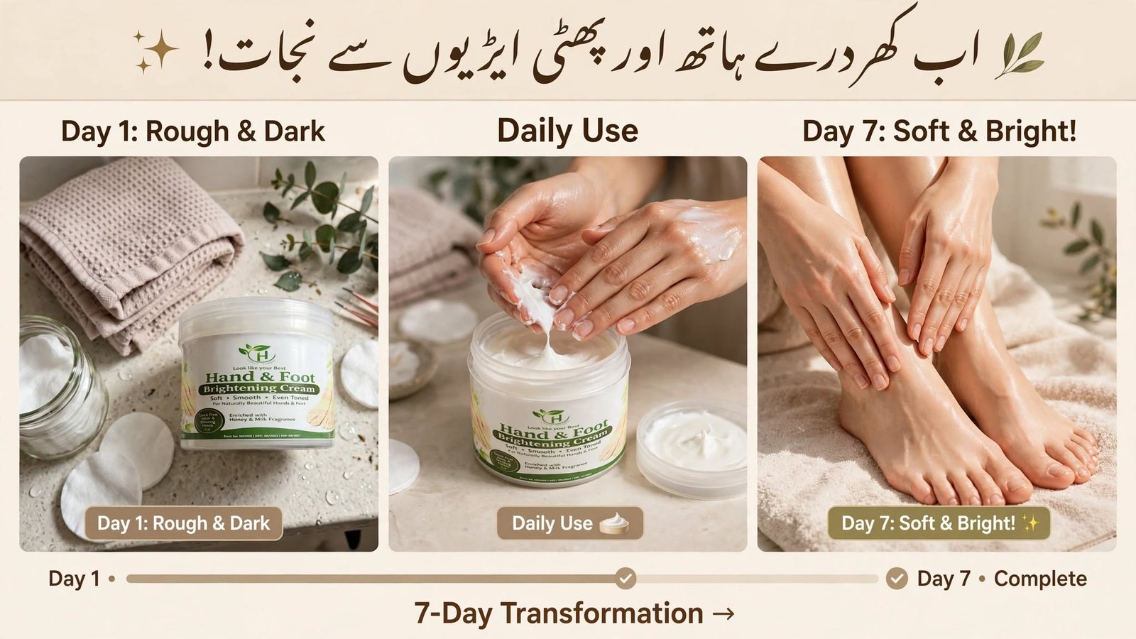 Hand and foot cream