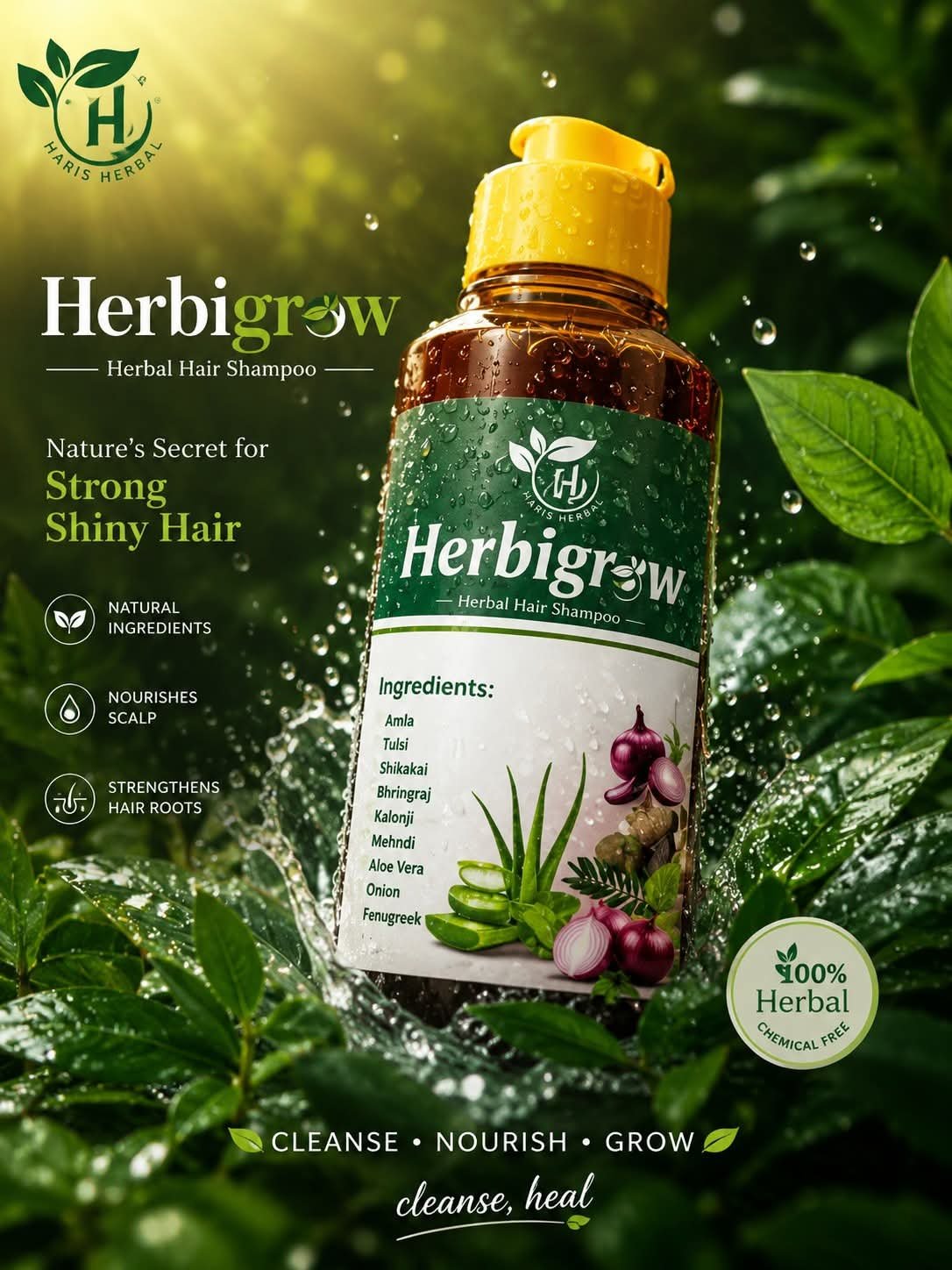 Herbal shampoo